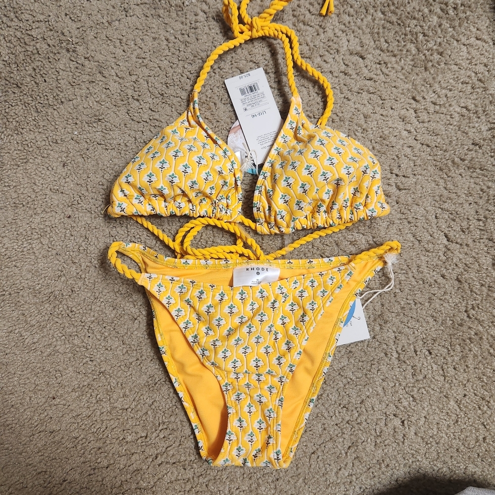 Yellow Bikini Swim Set